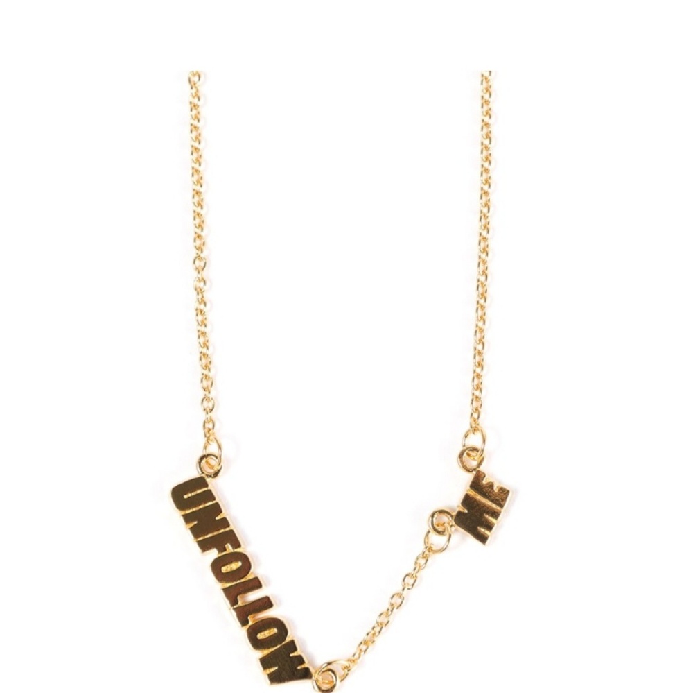 Kylie Unfollow Me Necklace